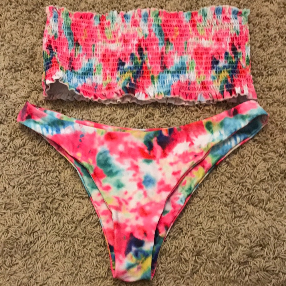 Zaful tie dye bikini